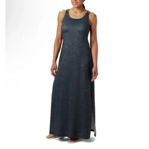 Columbia PFG Freeze Dress Womens Size M Maxi Sleeveless Cooling Summer Beach